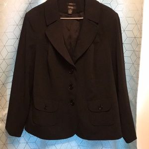 Style & Co Shoulder Padded Blazer